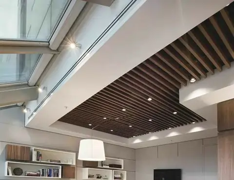 Aluminum GI Baffle Ceiling Aluminum GI Baffle Ceiling