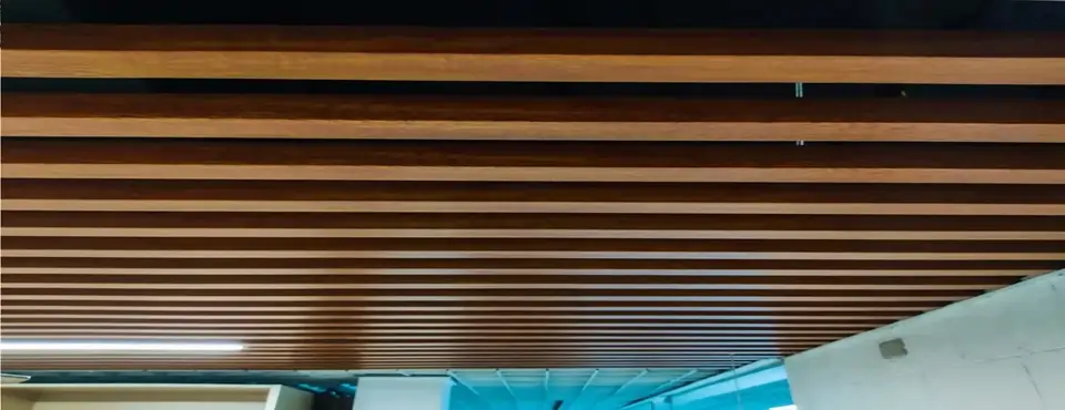 wpc baffle ceiling